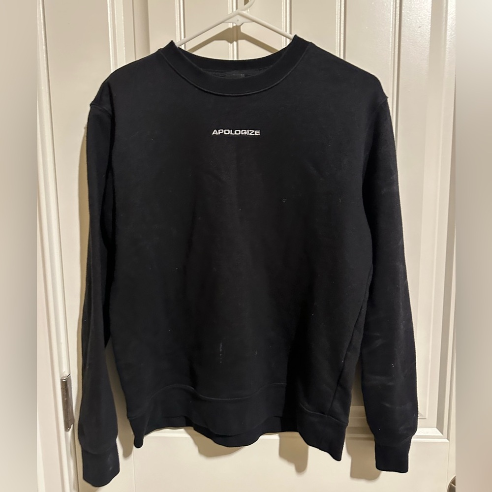 Black crew neck
